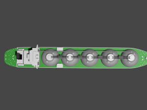 LNG Ship 3D Модель