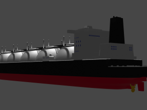 LNG Ship 3D Модель