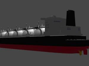 LNG Ship 3D Model