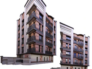 CURVE BUILDING 3D Model