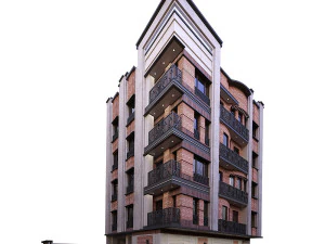 CURVE BUILDING 3D Model