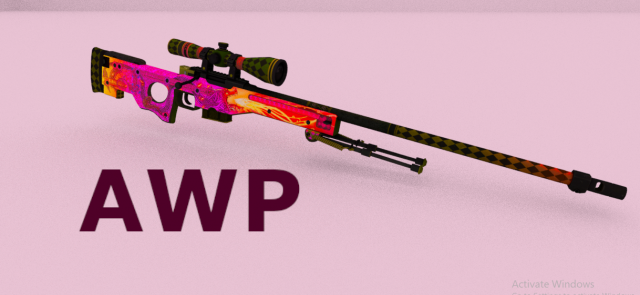 AWP 3D Model .c4d .max .obj .3ds .fbx .stl .blend 