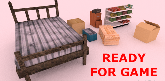3D Game Assets Modèle 3D .c4d .max .obj .3ds .fbx .stl .blend 