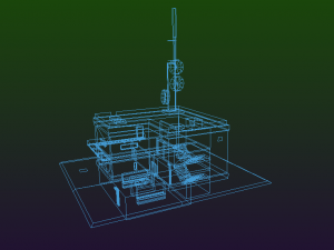 Radar Building Modello 3D