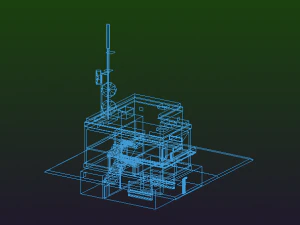 Radar Building 3D Model