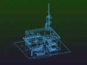 Radar Building 3D Model