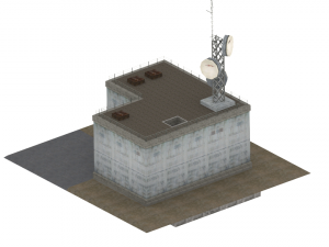 Radar Building Modello 3D