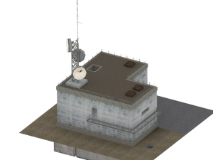 Radar Building Modello 3D
