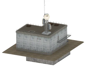 Radar Building 3D Model