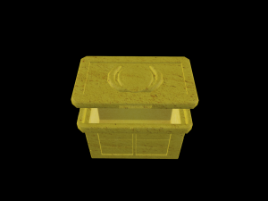 Egyptian style chest 3D Model
