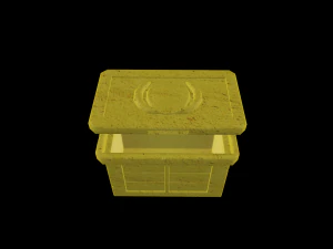 Egyptian style chest 3D Model