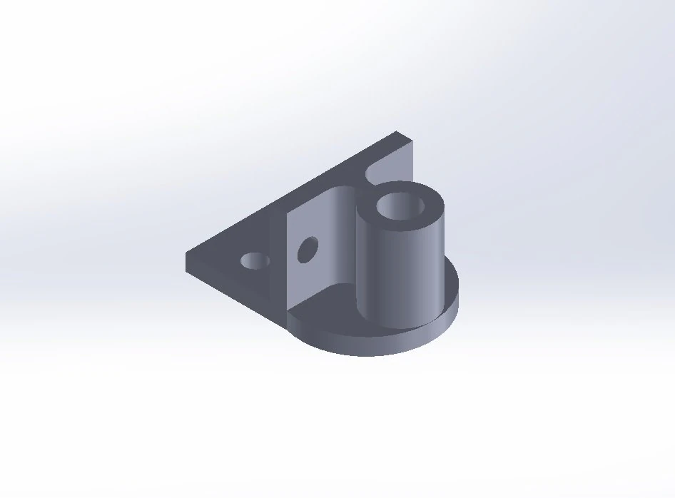 Z Axis Shaft Stabilizer 8mm 3D Print Model .c4d .max .obj .3ds .fbx .stl .blend 