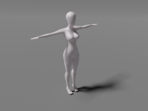 Female Base Model Modèle 3D