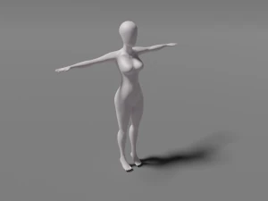 Female Base Model 3D Model