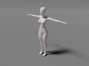 Female Base Model 3D Model