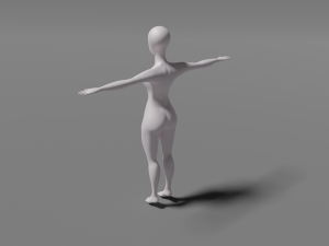 Female Base Model Modèle 3D