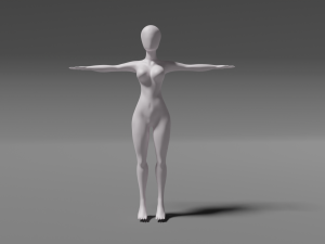 Female Base Model Modèle 3D
