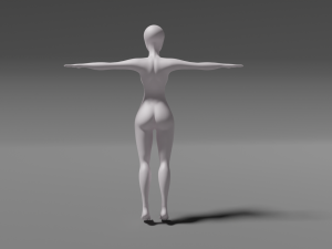 Female Base Model Modèle 3D