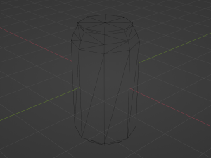 Low-Poly Soda Can 3D Model