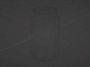 Low-Poly Soda Can 3D Model