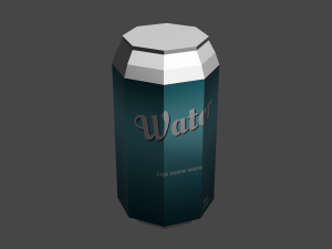 Low-Poly Soda Can Model 3D