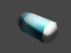 Low-Poly Soda Can 3D Model