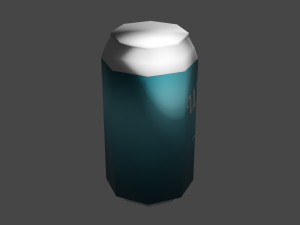 Low-Poly Soda Can 3D Model