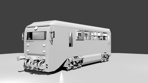 Train 3d for Game 3D Model .c4d .max .obj .3ds .fbx .stl .blend 