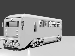 Train 3d for Game 3D Model