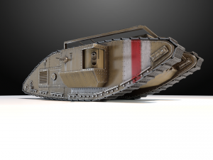 Mark 5 male lowpoly 3D-Modell