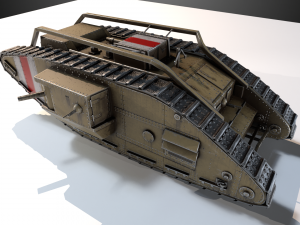 Mark 5 male lowpoly 3D-Modell
