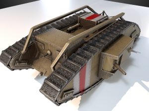 Mark 5 male lowpoly 3D-Modell