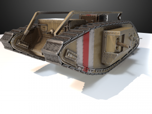 Mark 5 male lowpoly 3D-Modell
