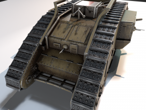 Mark 5 male lowpoly 3D-Modell