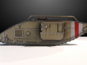 Mark 5 male lowpoly 3D-Modell