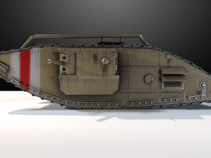 Mark 5 male lowpoly 3D-Modell