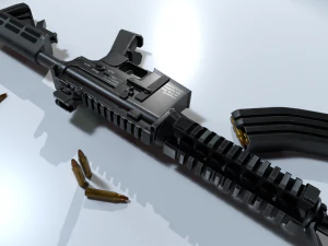 M4A1 lowpoly 3D Model