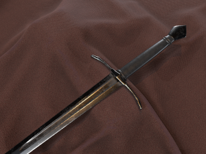 Bastard sword 3D Model