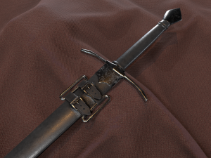 Bastard sword 3D Model