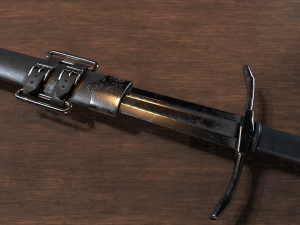 Bastard sword 3D Model