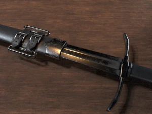 Bastard sword 3D Model