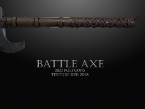 Battle axe 3D 模型