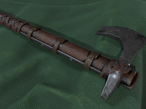 Battle axe 3D-Modell