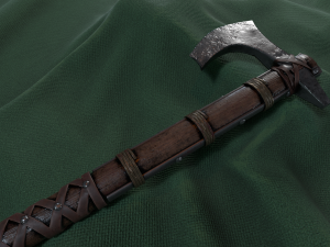 Battle axe 3D-Modell