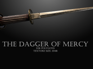 Dagger of mercy 3D 模型