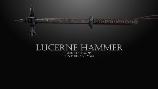 Lucerne hammer 3D Модель .c4d .max .obj .3ds .fbx .stl .blend