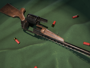 Shotgun mc-255 3D Model