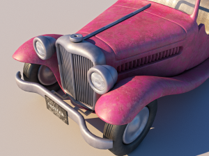 Antique old car 3D 모델