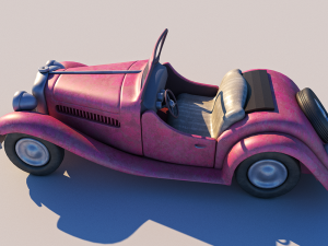 Antique old car 3D 모델
