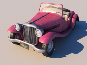 Antique old car 3D 모델